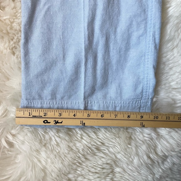 Vintage | HTF Abercrombie & fitch super low rise wide leg baby blue pajama pant - Picture 6 of 6